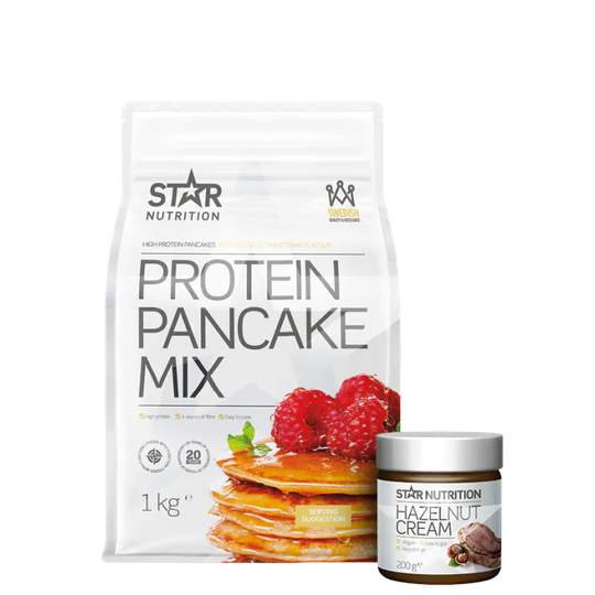 Protein Pancake mix, 1 kg + Protein Hazelnut Cream, 200 g