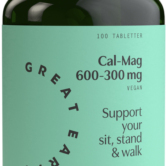 Great Earth Super Cal-Mag 600 mg/300 mg 100 tabletter