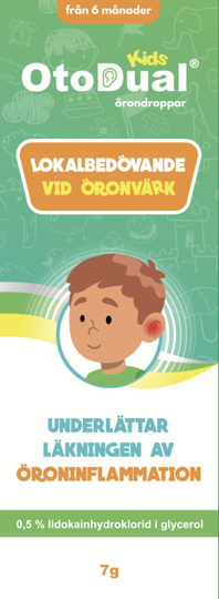 OtoDual Kids örondroppar 7 g