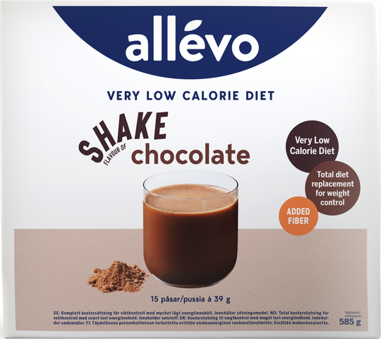 Allévo Shake Chocolate, VLCD 15 st