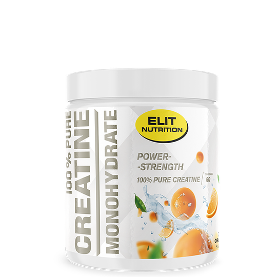 ELIT 100% Pure Creatine monohydrate, 300 g, Orange