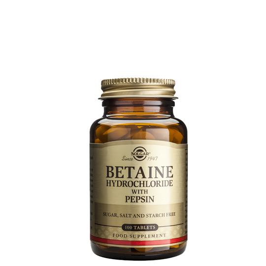 Betain Hydrochloride, 100 tabletter