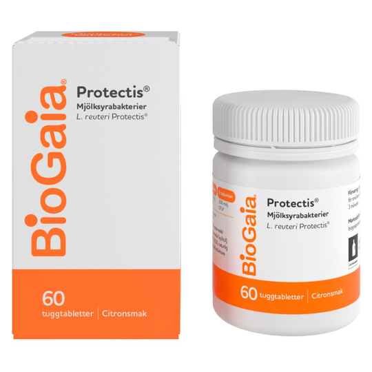 BioGaia Protectis Mjölksyrabakterier 60 tuggtabletter