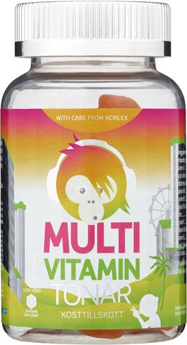 Monkids Multivitamin Tonår, 60 st