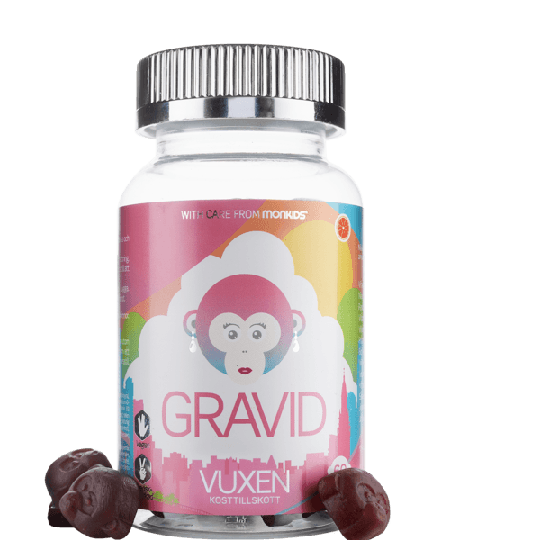 Monkids Gravid 60 tuggtabletter