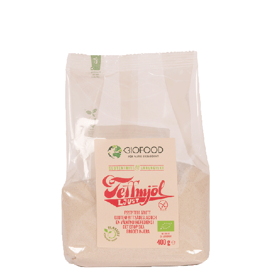 Teffmjöl ljust, 400 g