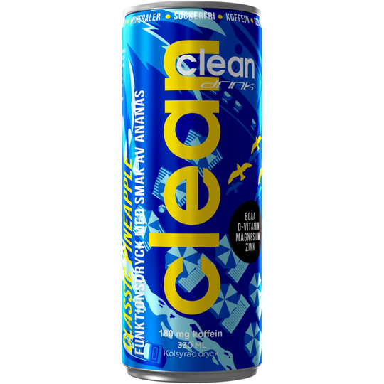 Clean Drink BCAA Classic Pineapple 330 ml