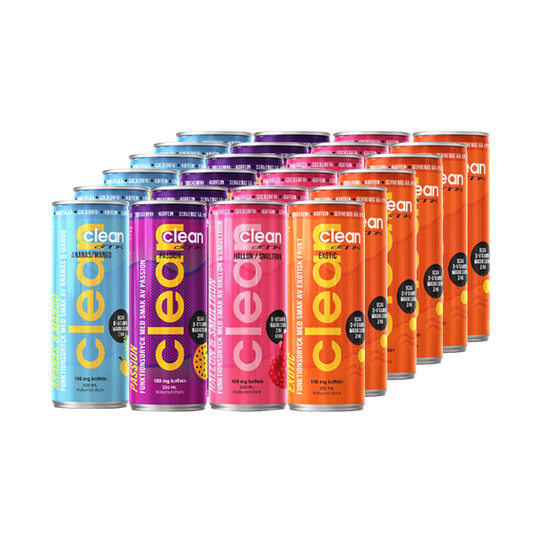 24 x Clean Drink, 330 ml, Mixade smaker