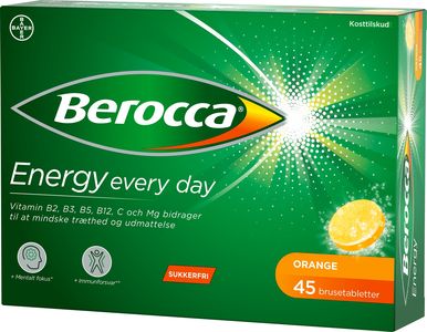 Berocca Energy Orange Brustabletter 45 st