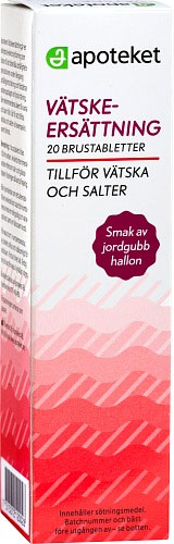 Apoteket Vätskeersättning Jordgubb, 20 st