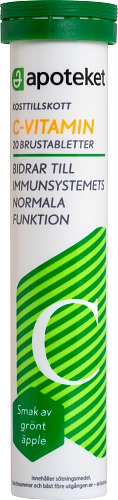 Apoteket C-vitamin Äpple, 20 st