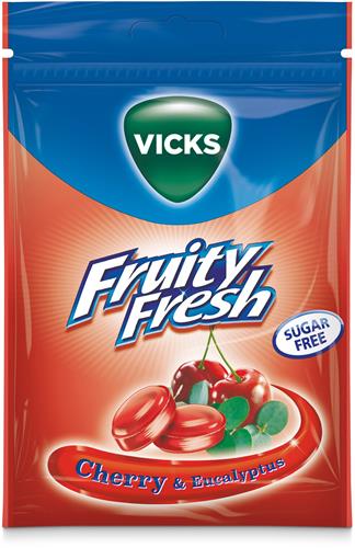 Vicks Fruity Fresh Cherry & Eucalyptus, 72 g