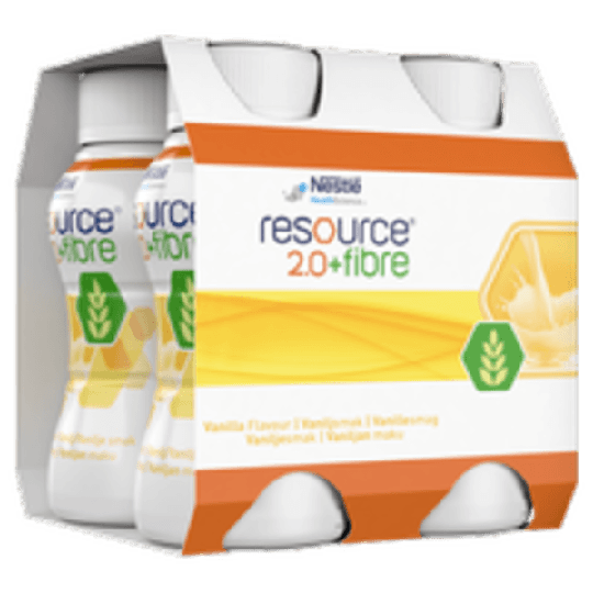 Resource 2.0+FIBRE Vanilj 4 x 200 ml