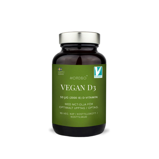 Nordbo Vegan D3 50 μg 90 kapslar