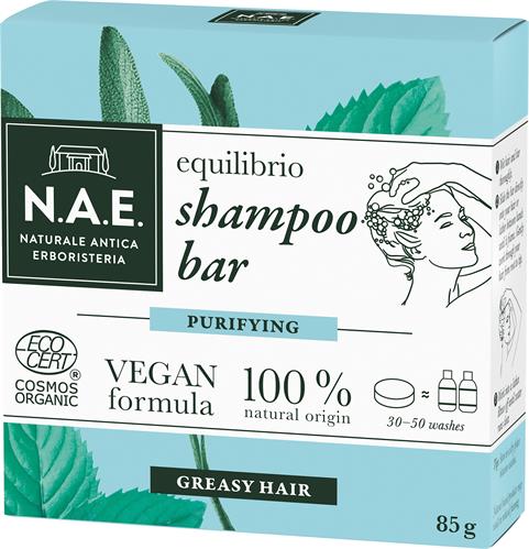N.A.E. Equilibrio Shampoo Bar Purifying, 85 g