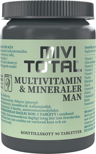 Mivitotal Multivitamin Man, 90 st