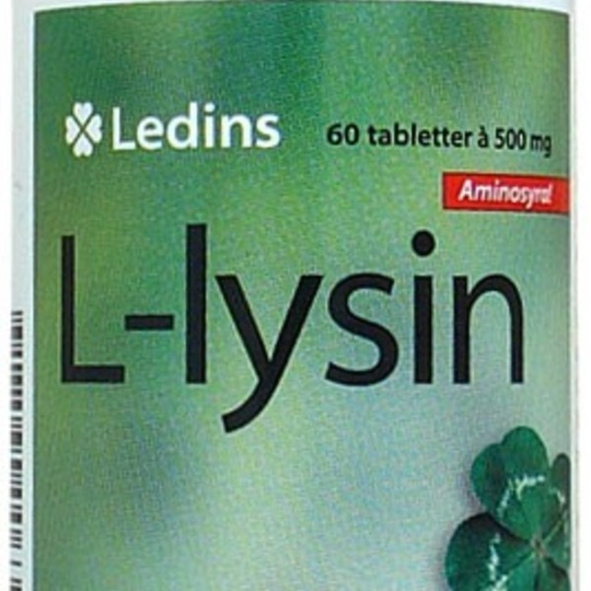 Ledins L-Lysin 500 mg 60 tabletter