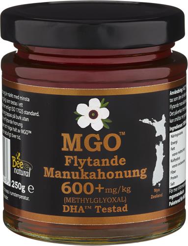 MGO Flytande 600+ Manukahonung, 250 g
