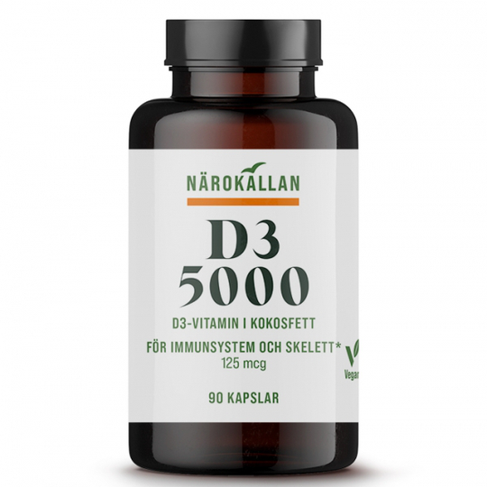Närokällan D3 5000 90 kapslar