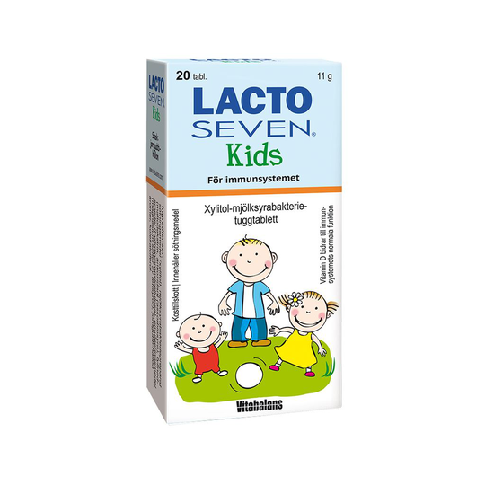 Lacto Seven Kids 20 st tuggtabletter