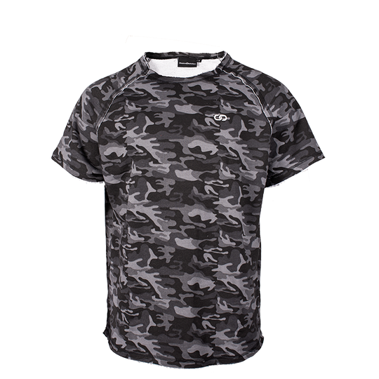 Chained S/S Sweat, Black Camo