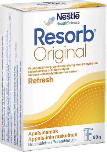 Resorb Original Apelsin brustabl, 20 st