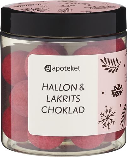 Apoteket Hallon & Lakritschoklad, 140 g
