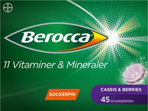 Berocca Energy Cassis & Berries, 45 st
