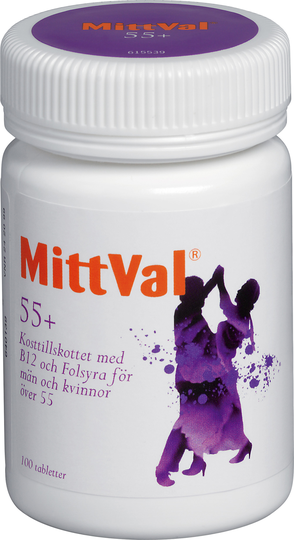 MittVal 55+ tablett 100 st