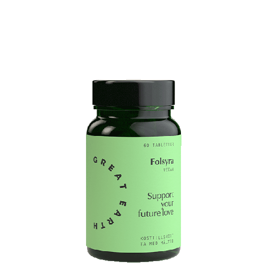 Folsyra 400 mcg, 60 tabletter