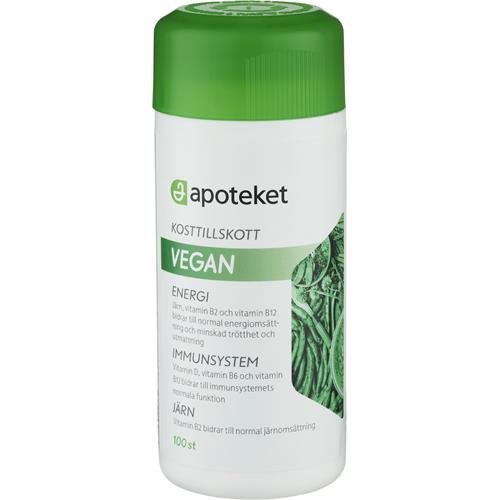 Apoteket Vegan tabletter, 100 st