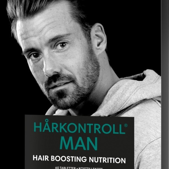 Hårkontroll Man Hair Boosting Nutrition 60 st