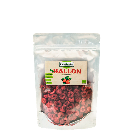 Frystorkade Hallon, 50 g