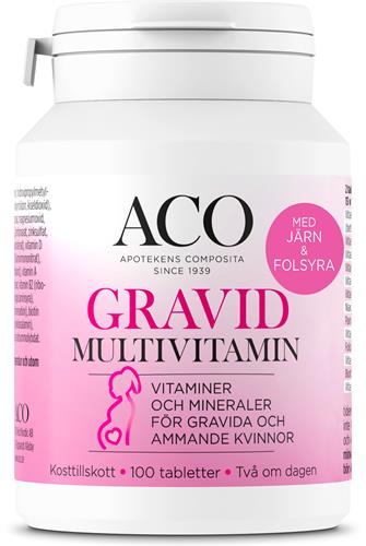 ACO Gravid Multivitamin, 100 st