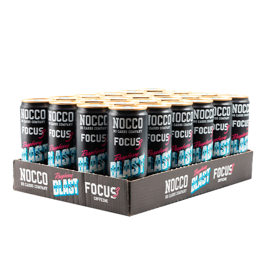 24 x NOCCO FOCUS 3, 330 ml, Raspberry Blast