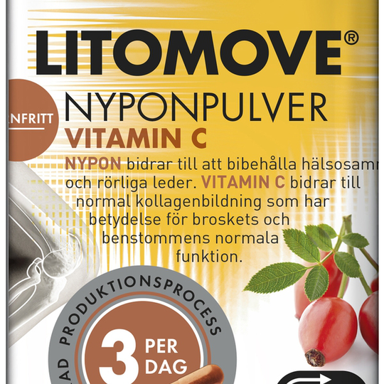 Litomove Nyponkapslar Vitamin C 90 kapslar