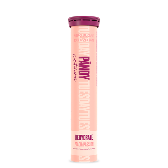 Pändy Rehydrate Effervescent, 20 tablets, Passion/Peach