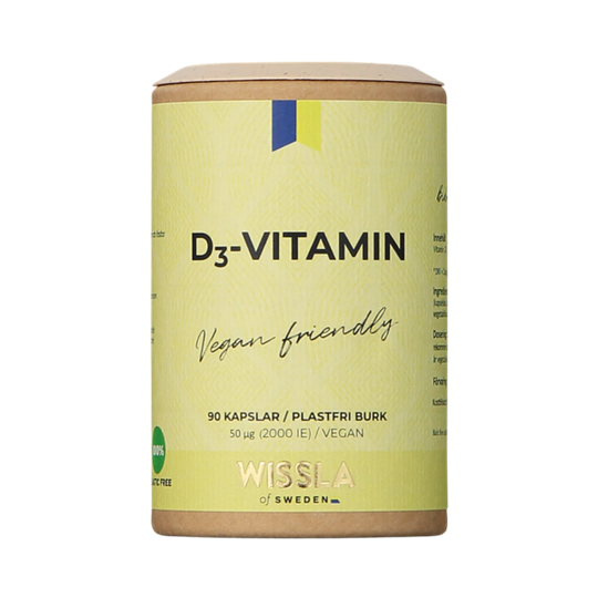 Wissla of Sweden Wissla Vegansk D3 90 kapslar