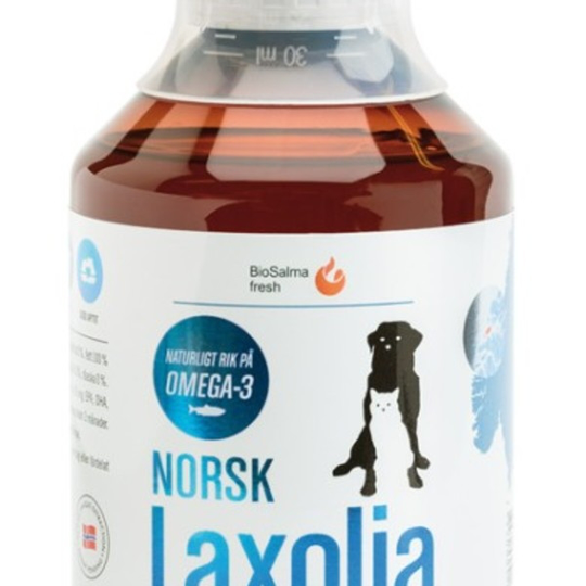 BioSalma Norsk Laxolja för Hund & Katt 300 ml
