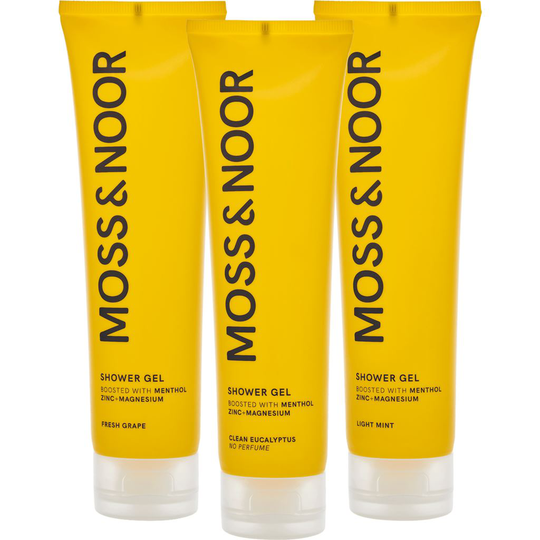 Moss & Noor After Workout Shower Gel Mixed 3-pack