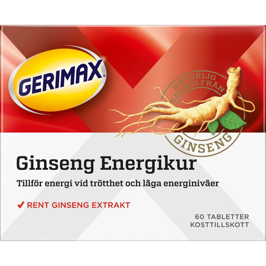Gerimax Ginseng 60 tabletter