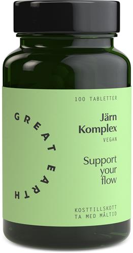 Great Earth Järn Komplex 25 mg, 100 st