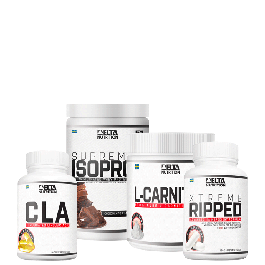 Delta Diet Stack (Xtreme Ripped, ISO PRO, CLA, L-carnitine)