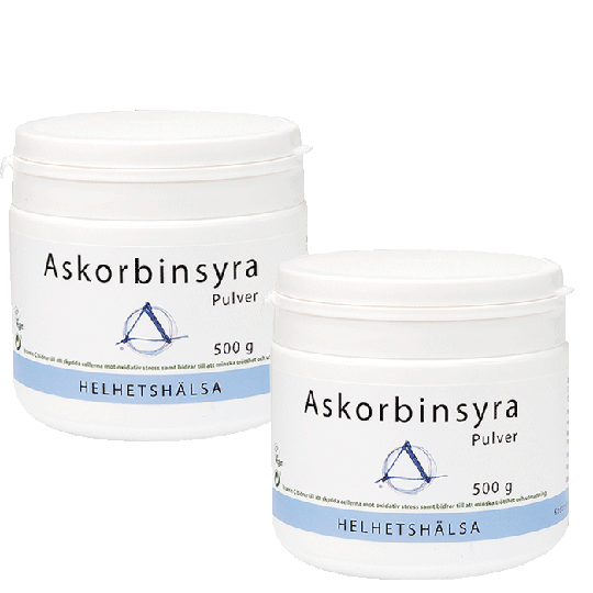 2 x Askorbinsyrapulver, 500 g