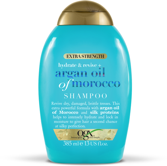 OGX Argan Extra Strength shampoo 385 ml