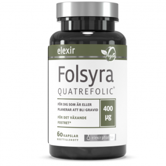 Elexir Pharma Folsyra 60 kapslar