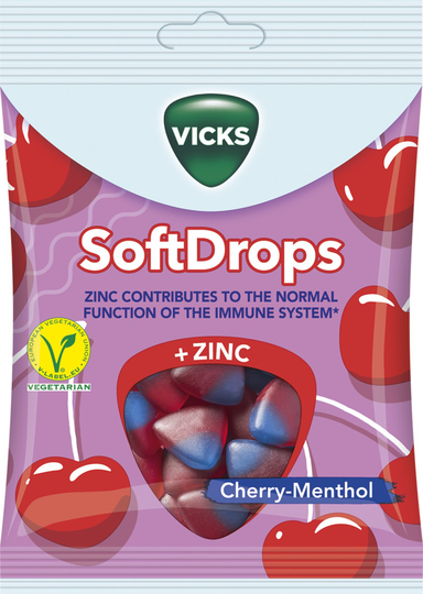 Vicks Soft Drops Cherry 90 gr