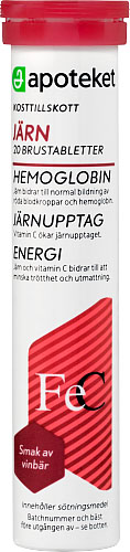 Apoteket Järn brus, 20 st