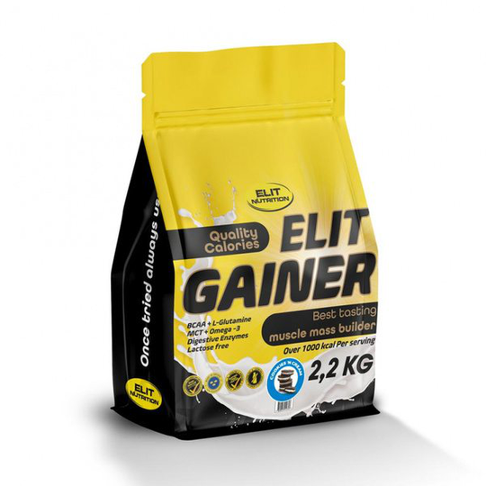 Elit Nutrition Gainer Lactose free Cookies & Cream 2,2 kg