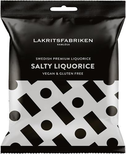 Lakritsfabriken i Ramlösa Premium Salty Liquorice, 100 g